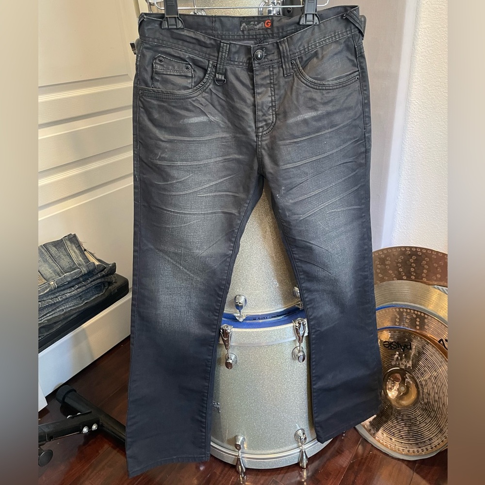 Wax Jean (black) G by Guess